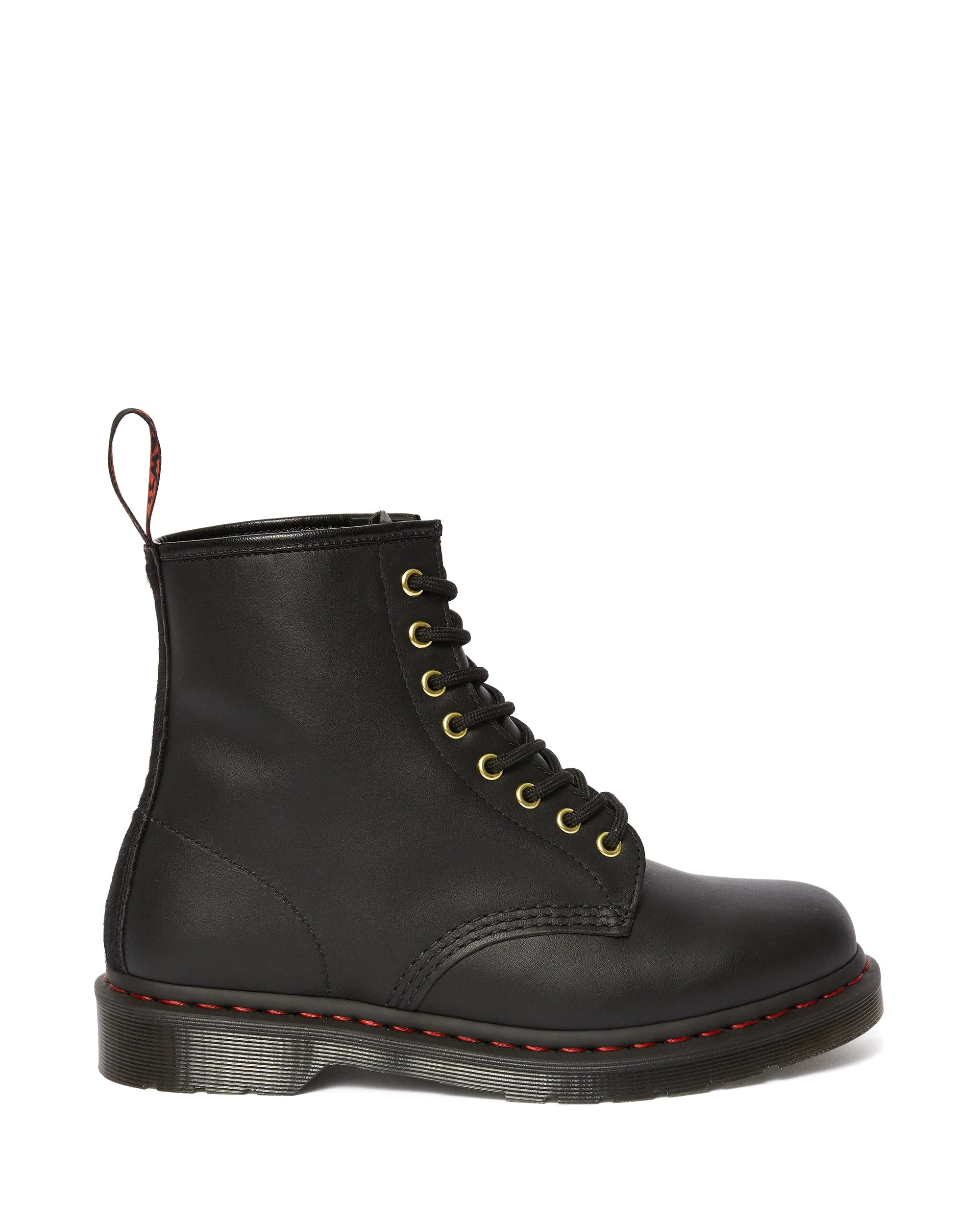 1460 CNY Black Nappa Hair On Horsey Leather Lace Up Boot