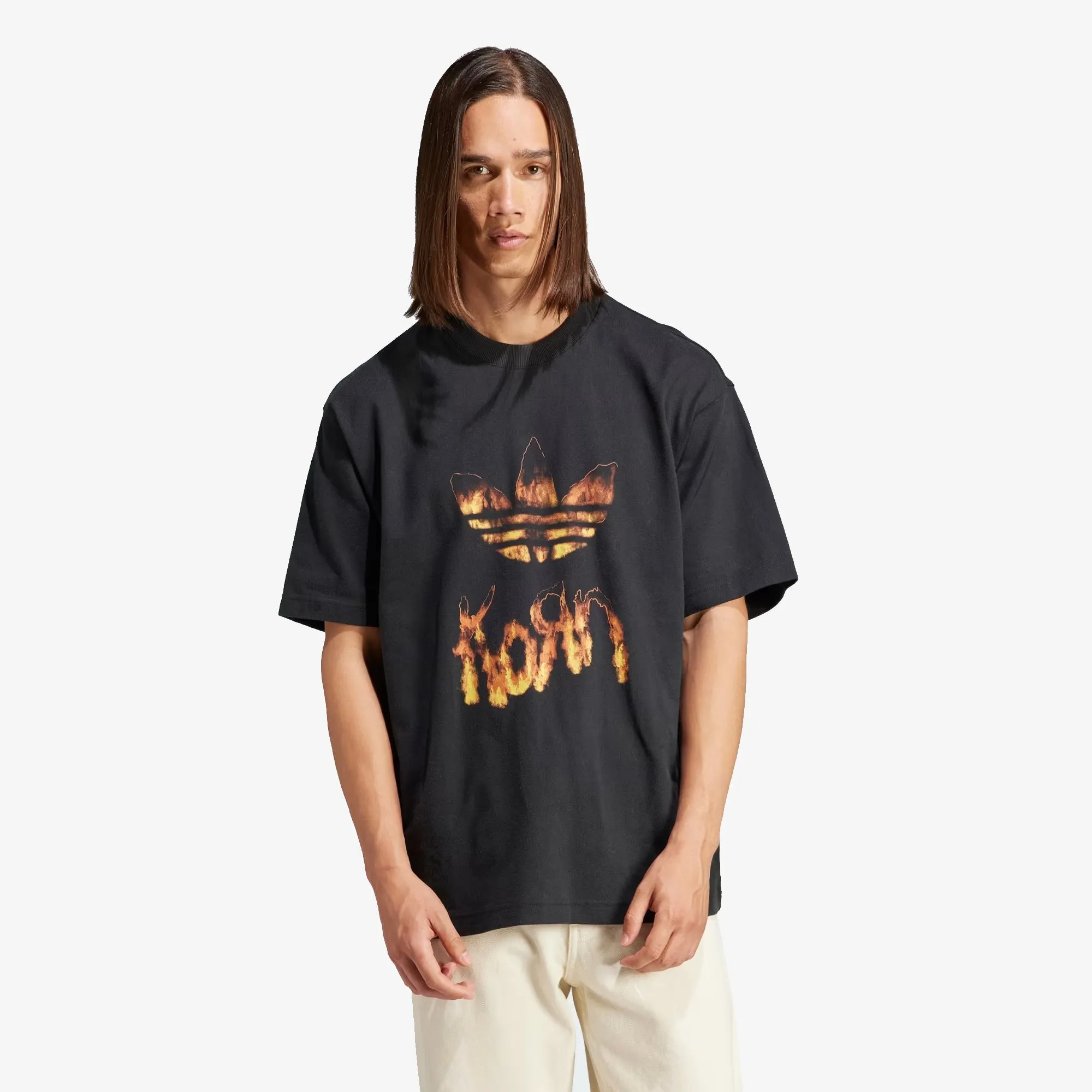 Adidas Originals | KORN TEE  { BLACK