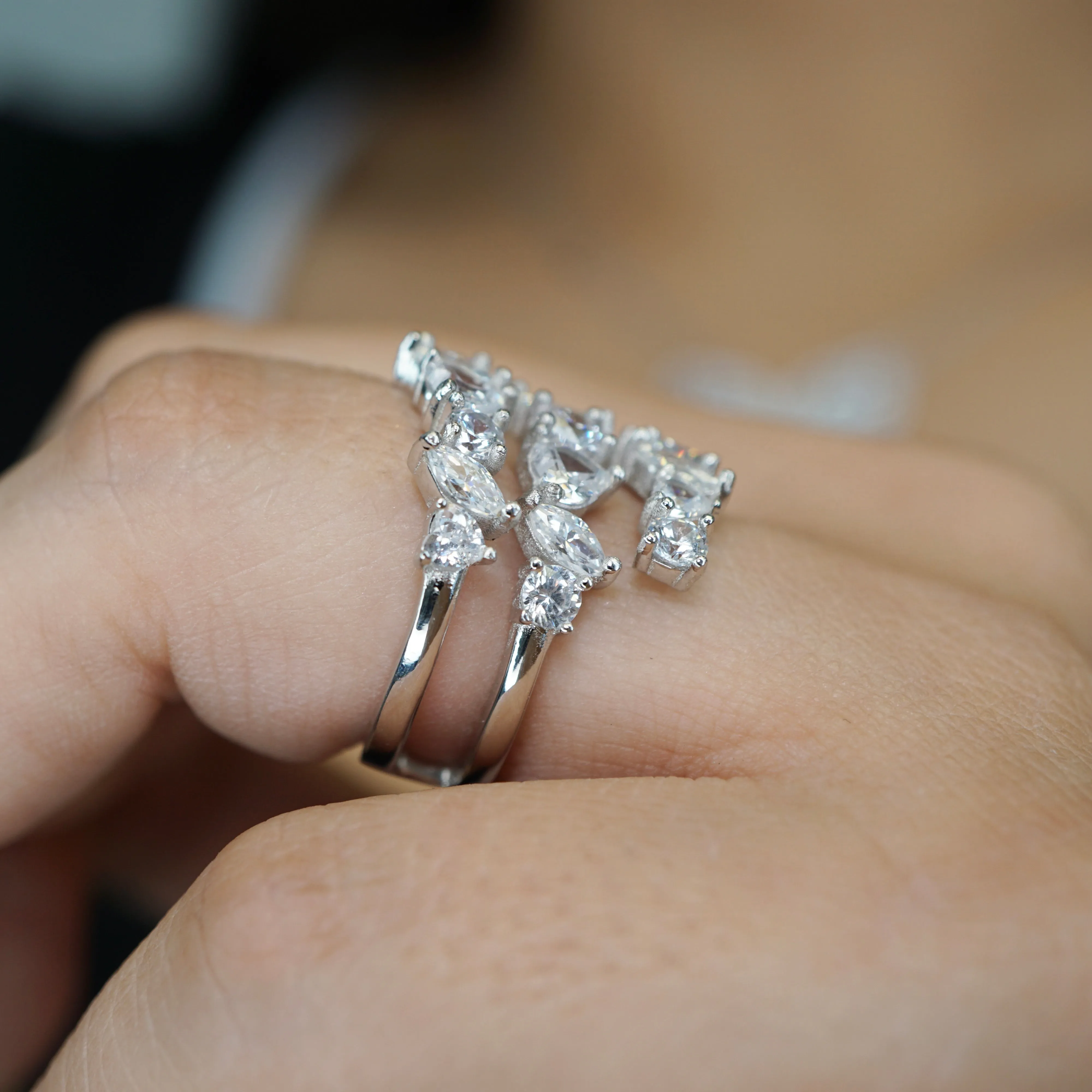 ALEXA MOISSANITE RING