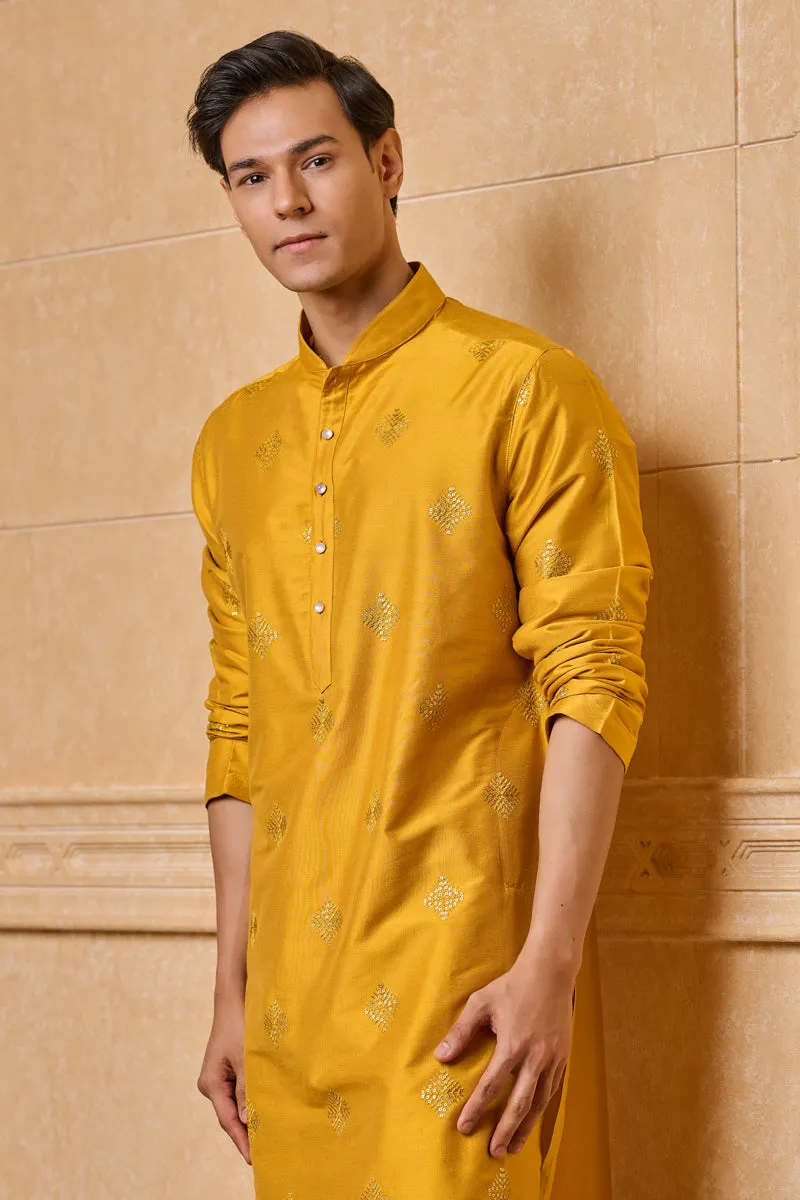 All Over Embroidered Kurta Set