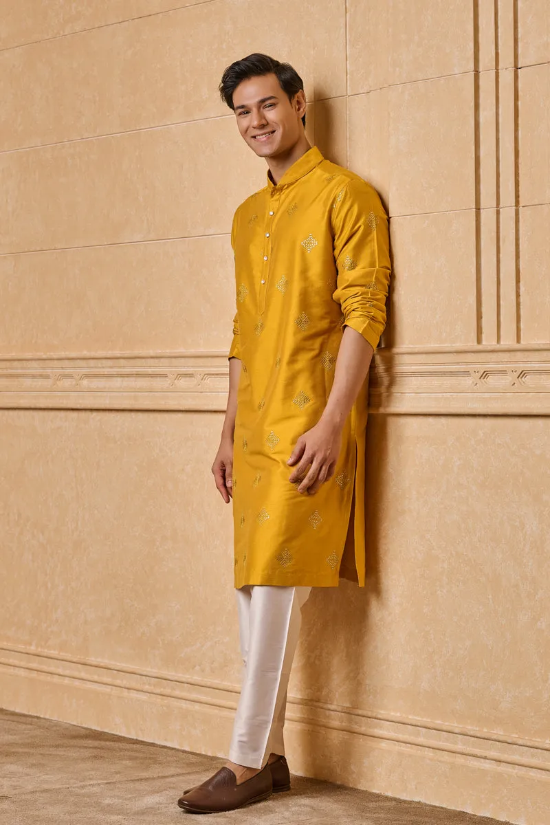 All Over Embroidered Kurta Set