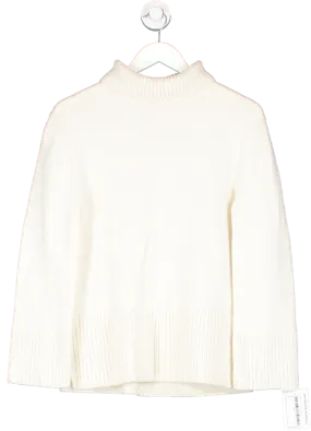 & Other Stories Cream Wool Roll Neck Jumper UK XS