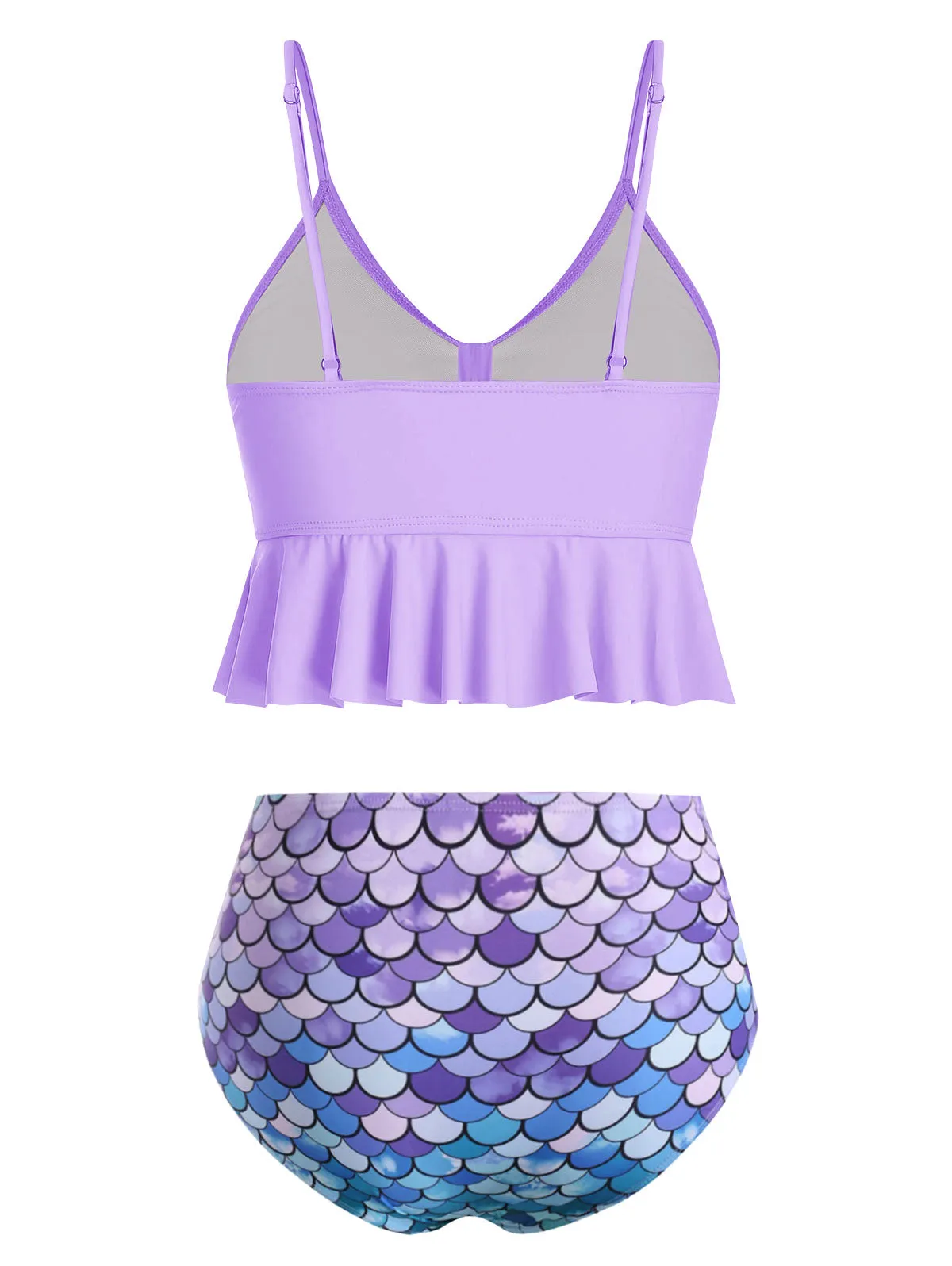 Aqua Luxe Tankini Mermaid Bikini Set