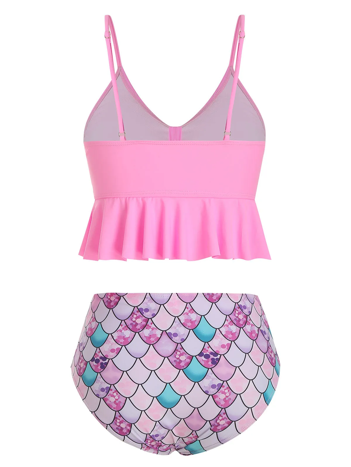 Aqua Luxe Tankini Mermaid Bikini Set