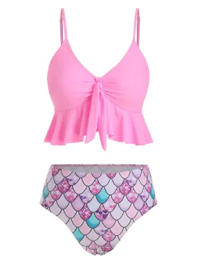 Aqua Luxe Tankini Mermaid Bikini Set