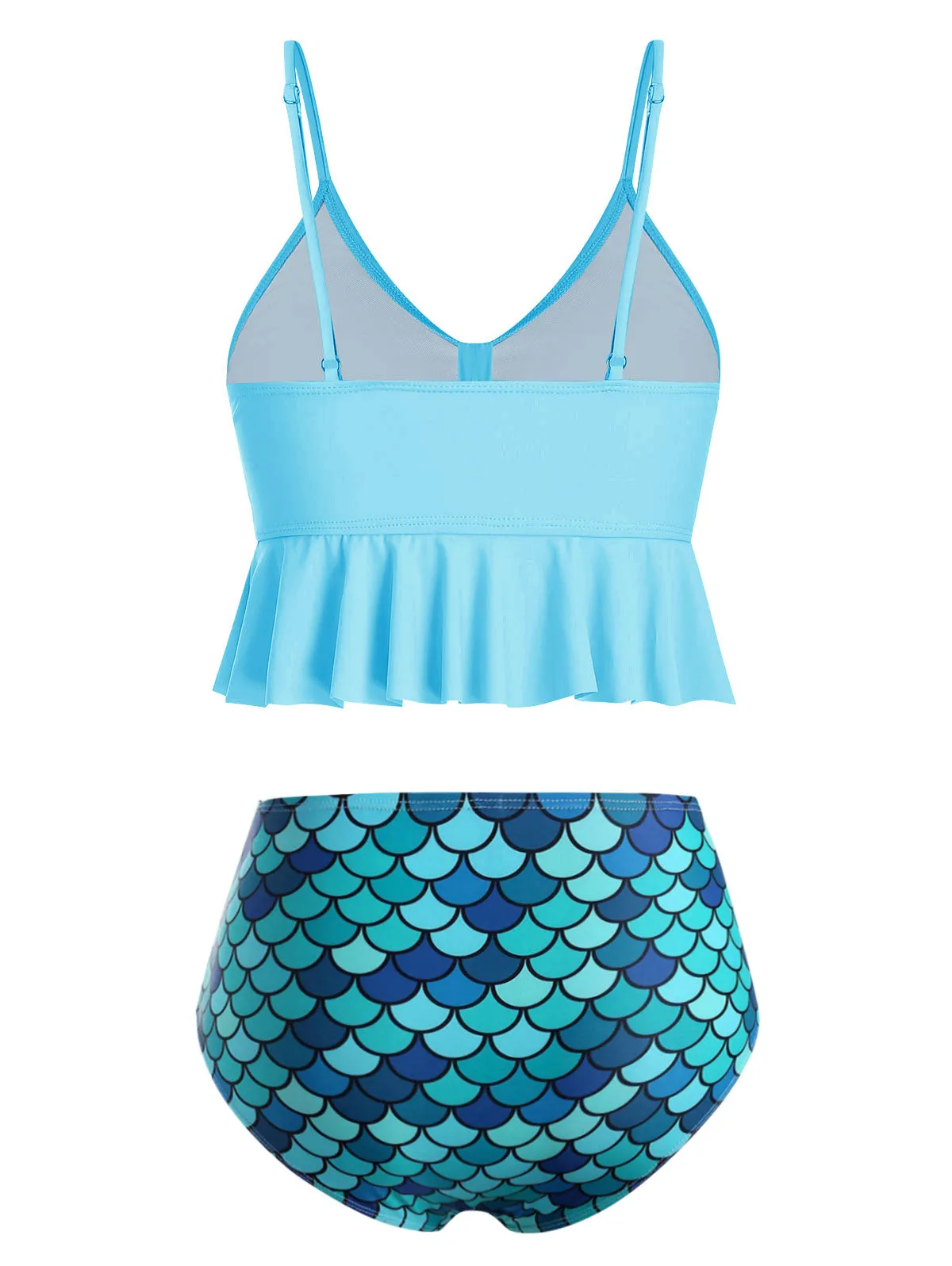 Aqua Luxe Tankini Mermaid Bikini Set