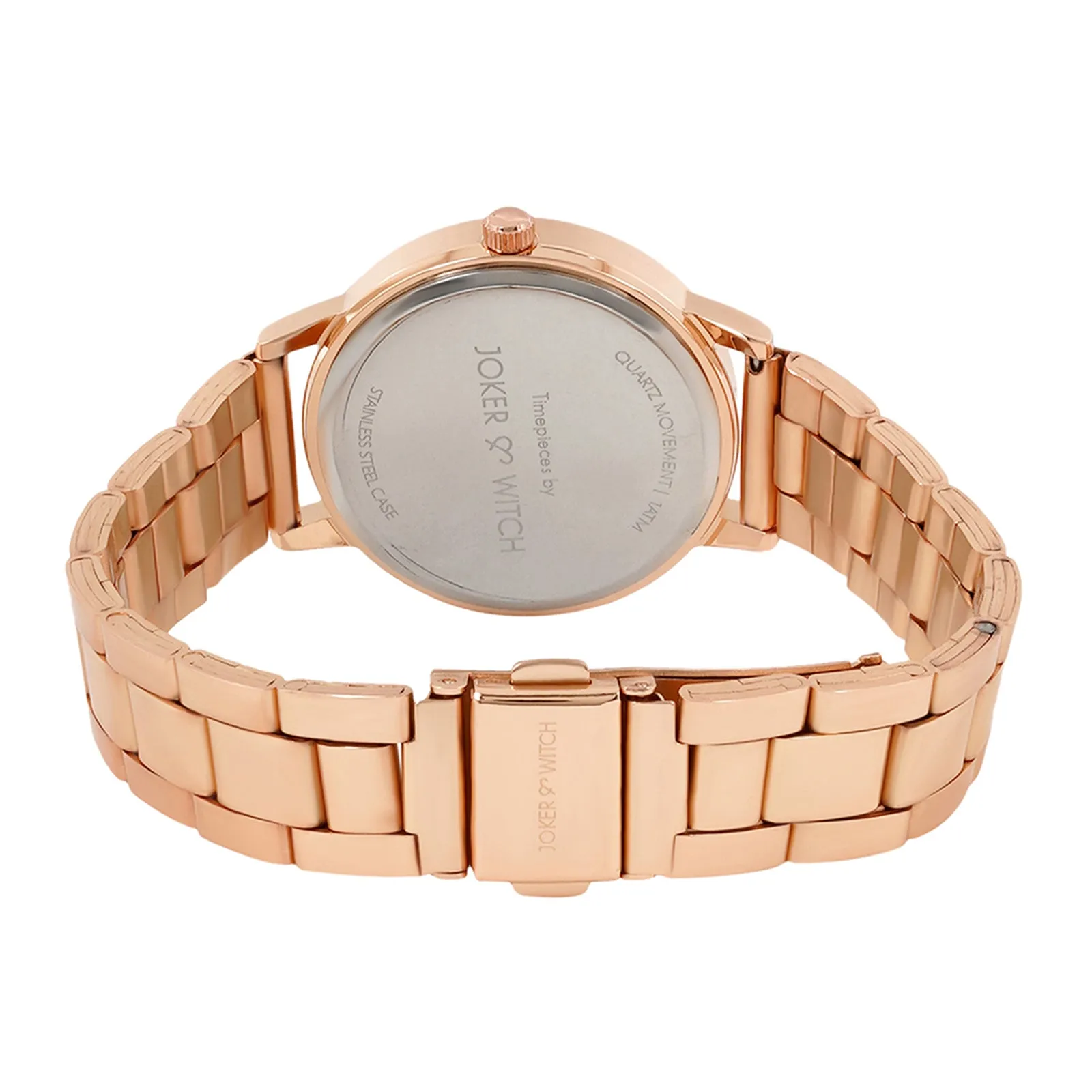 Arabella Rosegold Watch Bracelet Stack