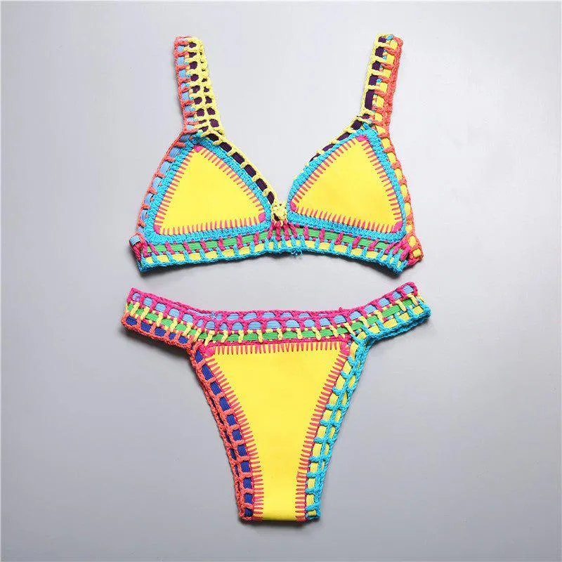 Aria Crochet Neoprene Bikini