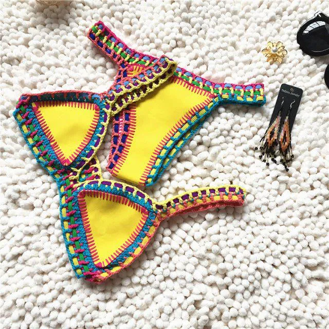 Aria Crochet Neoprene Bikini