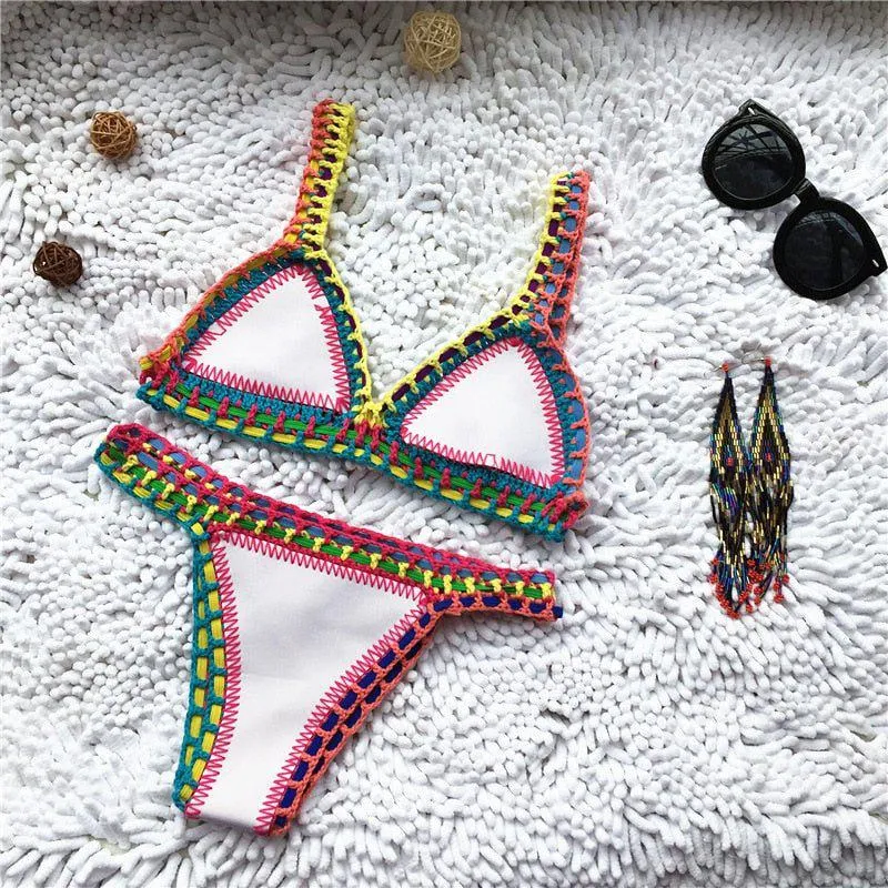 Aria Crochet Neoprene Bikini