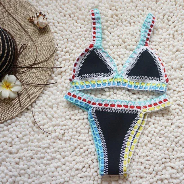 Aria Crochet Neoprene Bikini