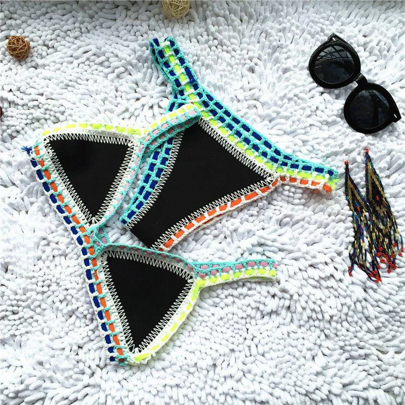 Aria Crochet Neoprene Bikini