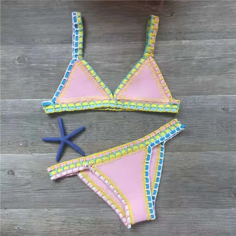 Aria Crochet Neoprene Bikini