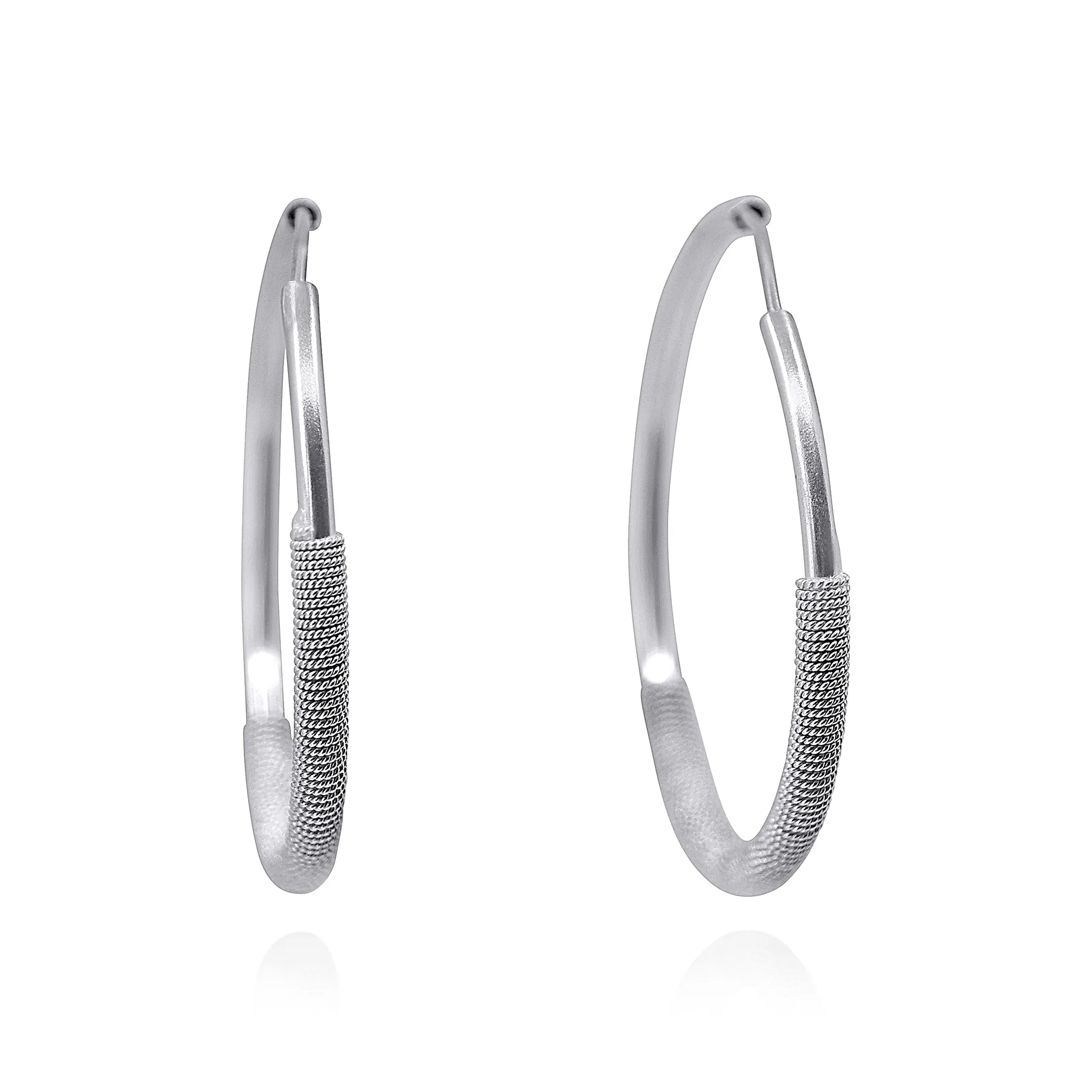 ASHER SILVER HOOPS