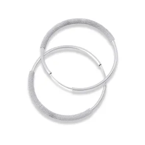 ASHER SILVER HOOPS