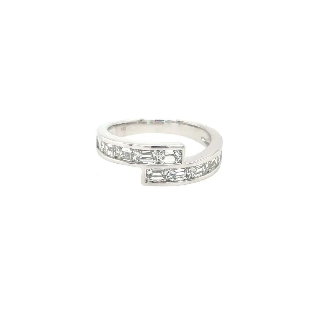 Baguette Diamond Wrap Ring