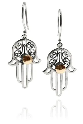 Bali Hamsa Earrings