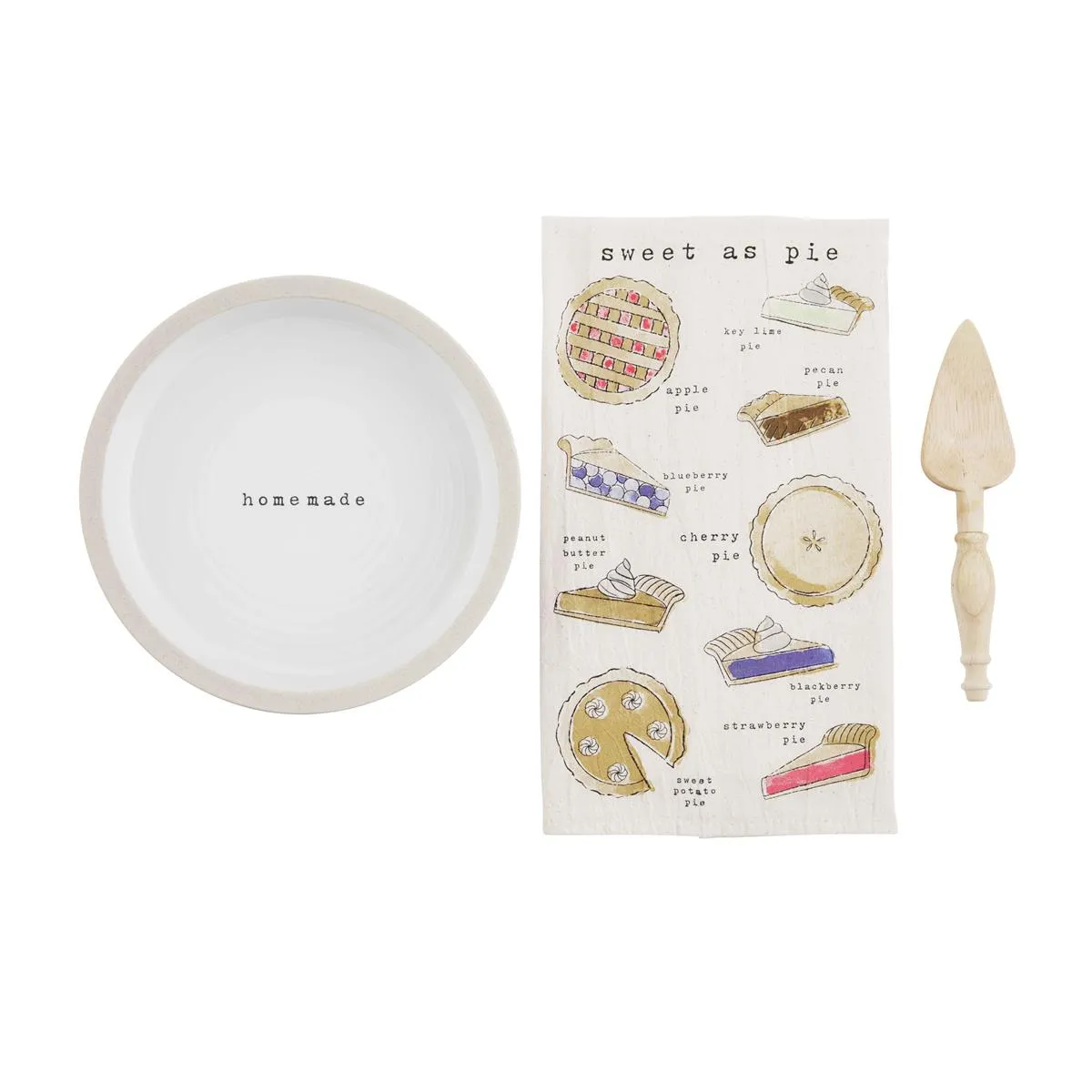 Boxed Stoneware Pie Plate Set