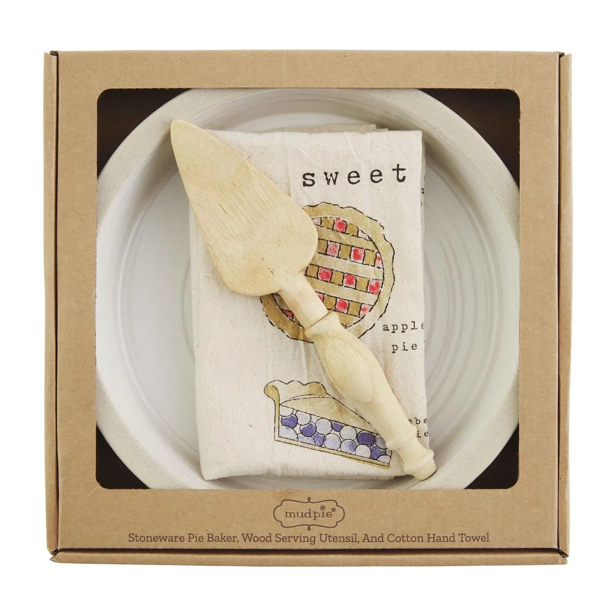 Boxed Stoneware Pie Plate Set