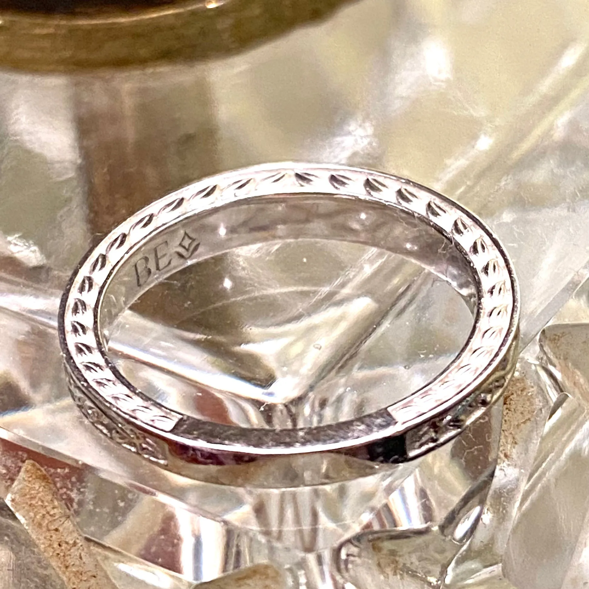 Brilliant Earth Platinum Diamond Band Ring