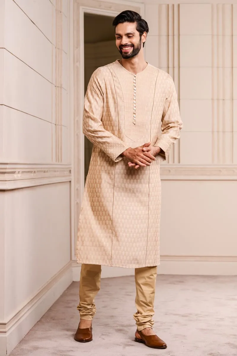 Buta Jacquard Kurta Set