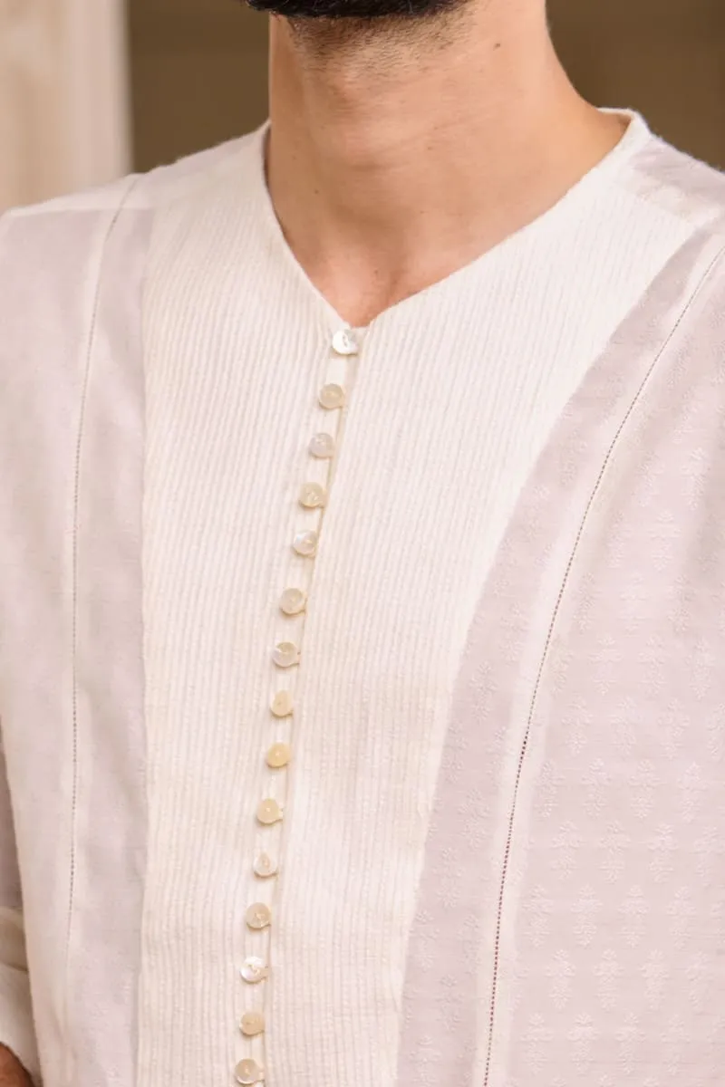 Buta Jacquard Kurta Set