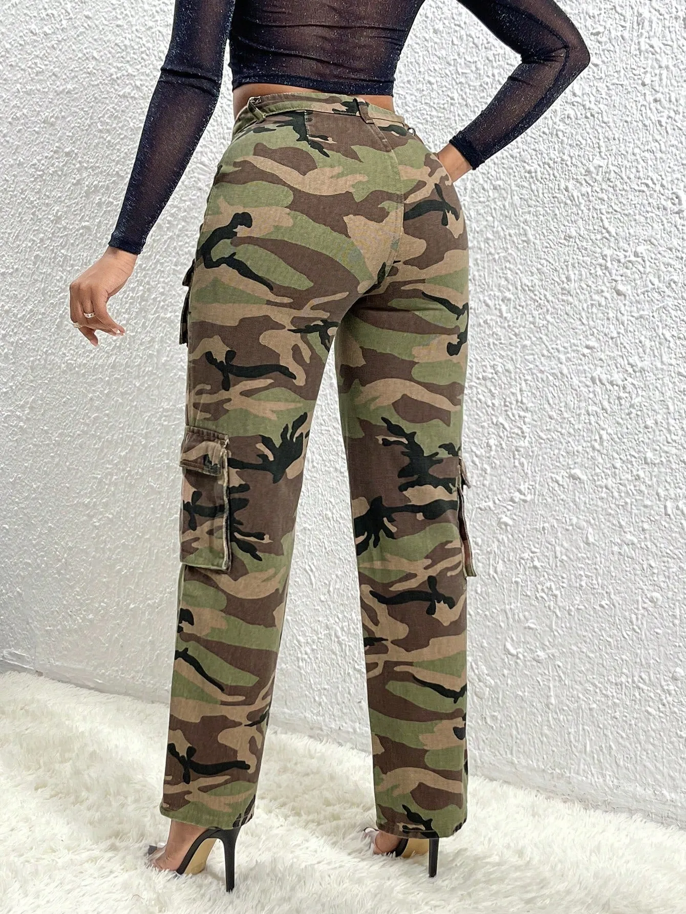 Camo Cargo Jeans