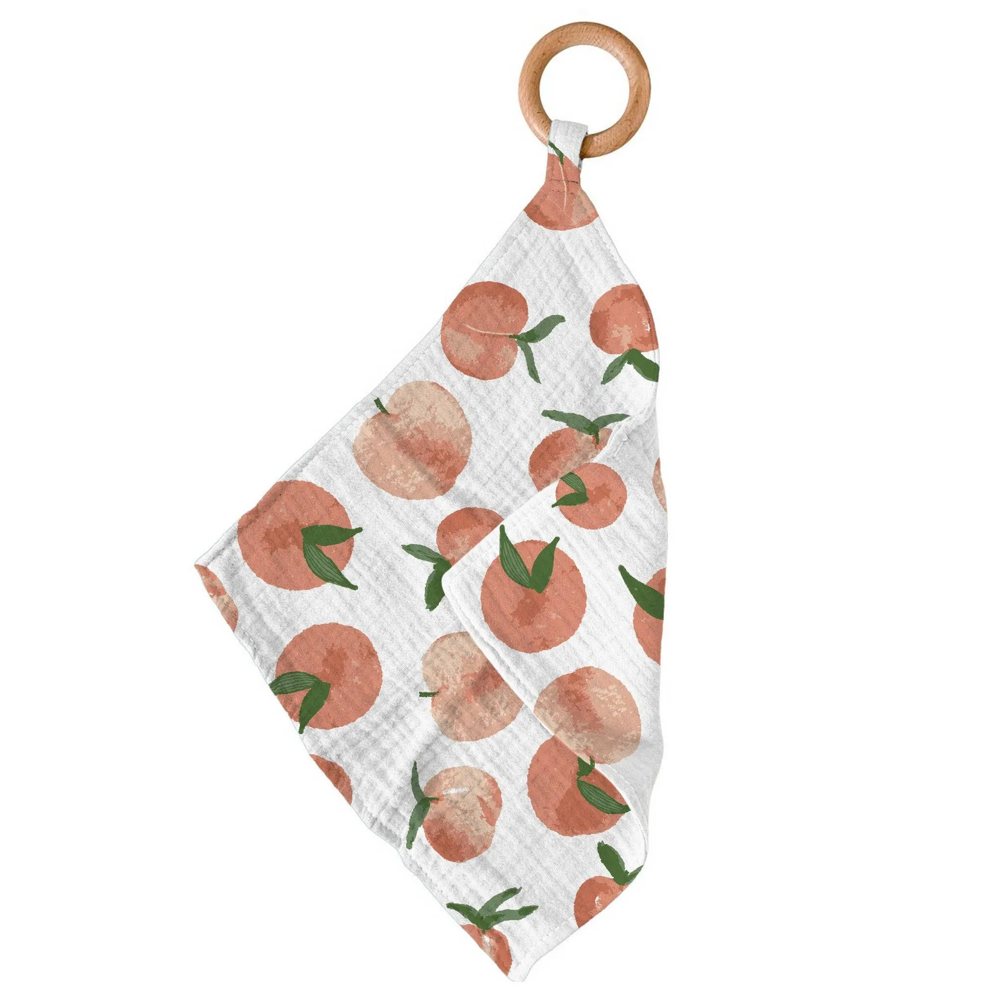 Carnelian Peaches Bamboo Newcastle Teether