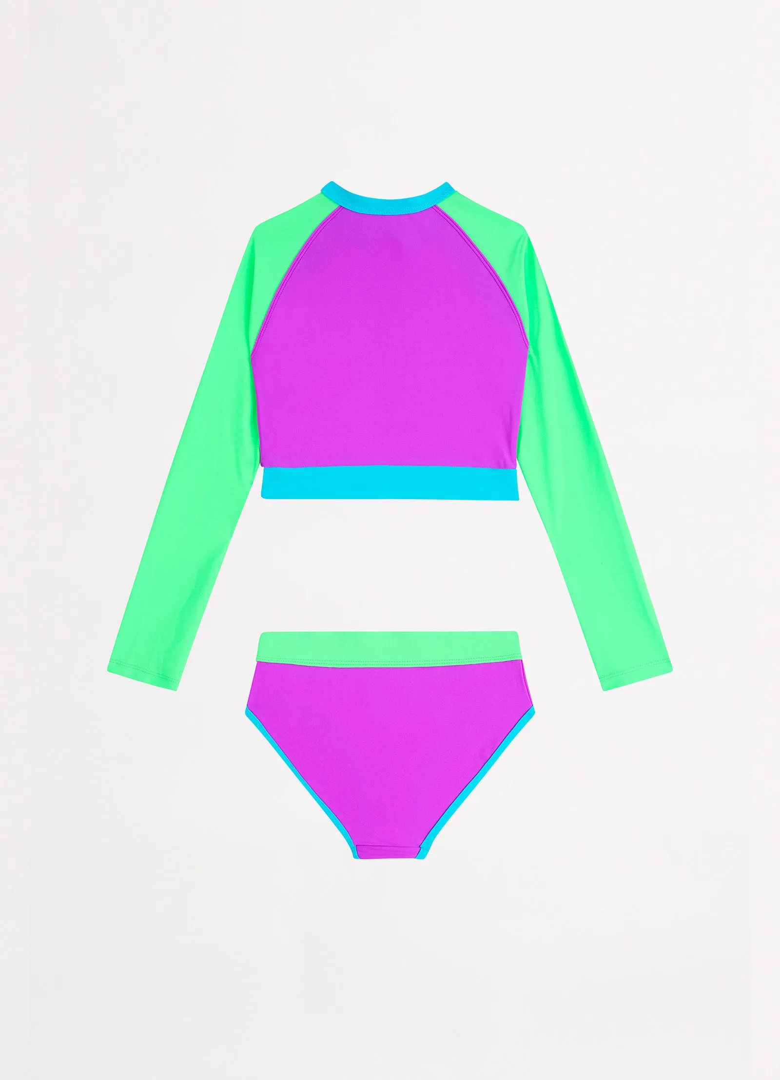 Carnivale Girls Colour Blocked Surfsuit - Col Block