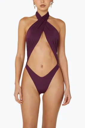 Carol One Piece Bordeaux