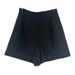 Carolina Herrera Brand New 500 Black Wool High Waisted Shorts XXS