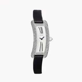 Cartier "Ballerine" with Pave Diamonds