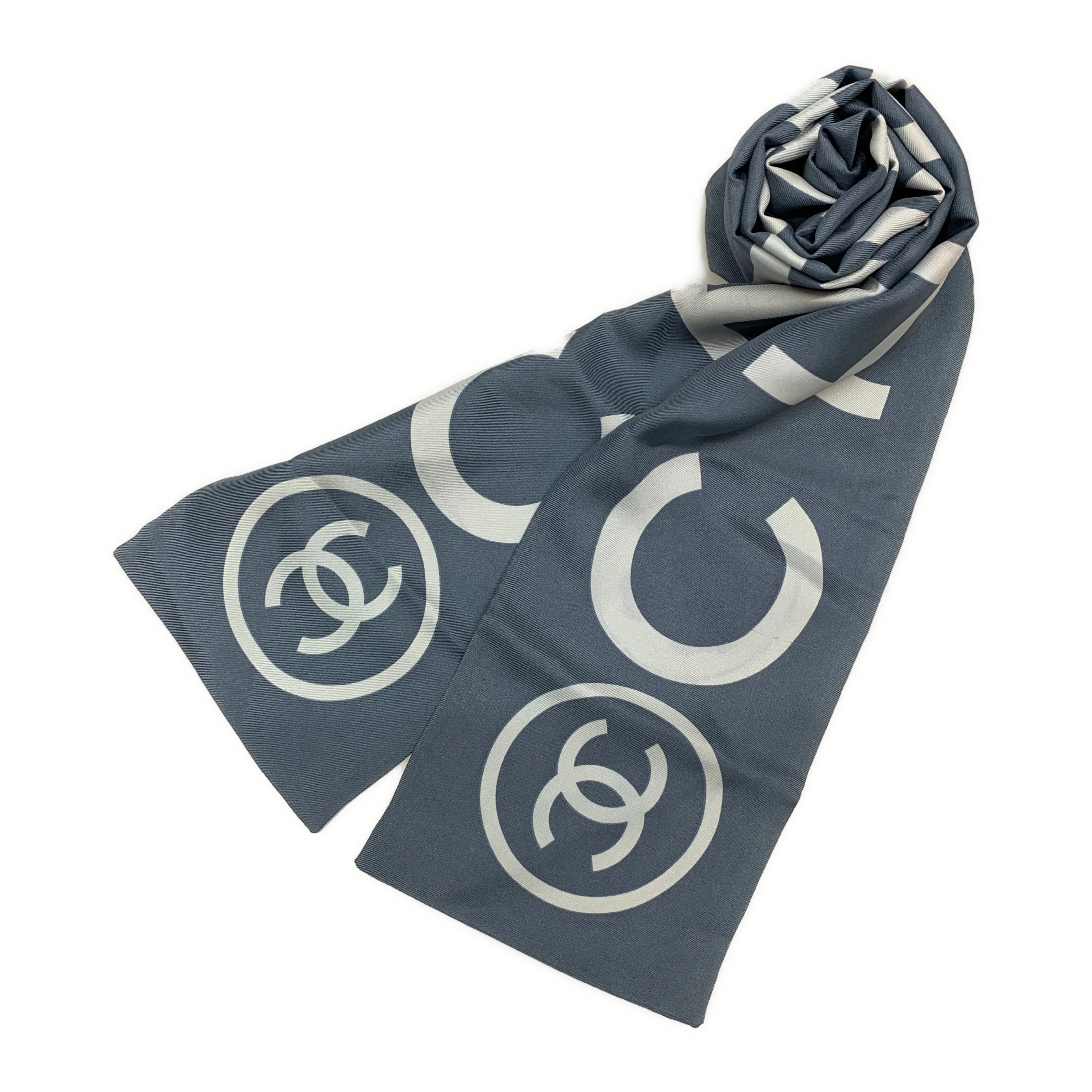 #CHANEL/Stole/BLU