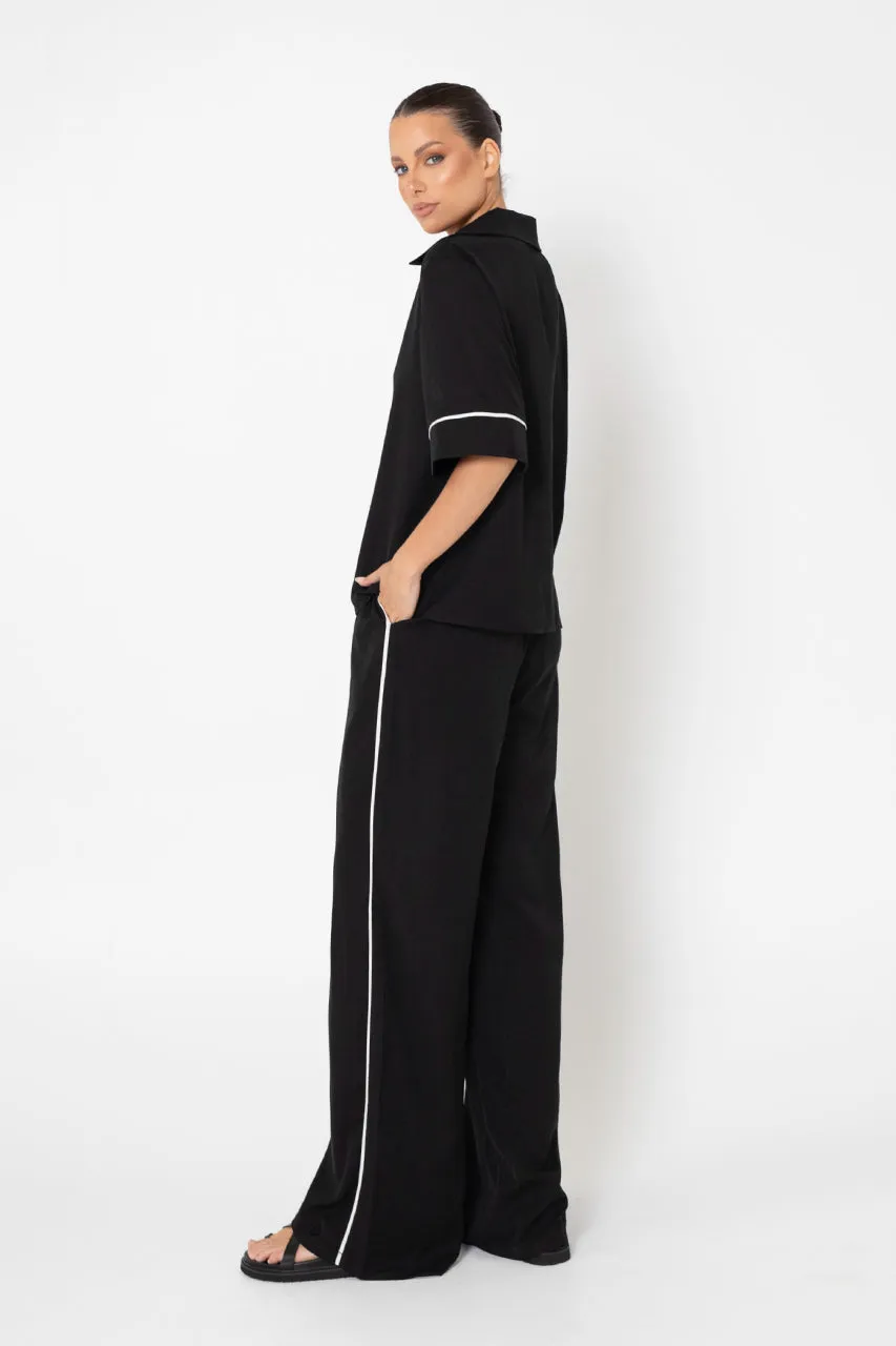 Clara Pants | Black/White