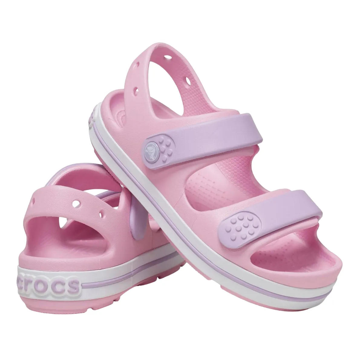 Crocs Crocband Cruiser sandal for girls 209423-84I pink-lavender