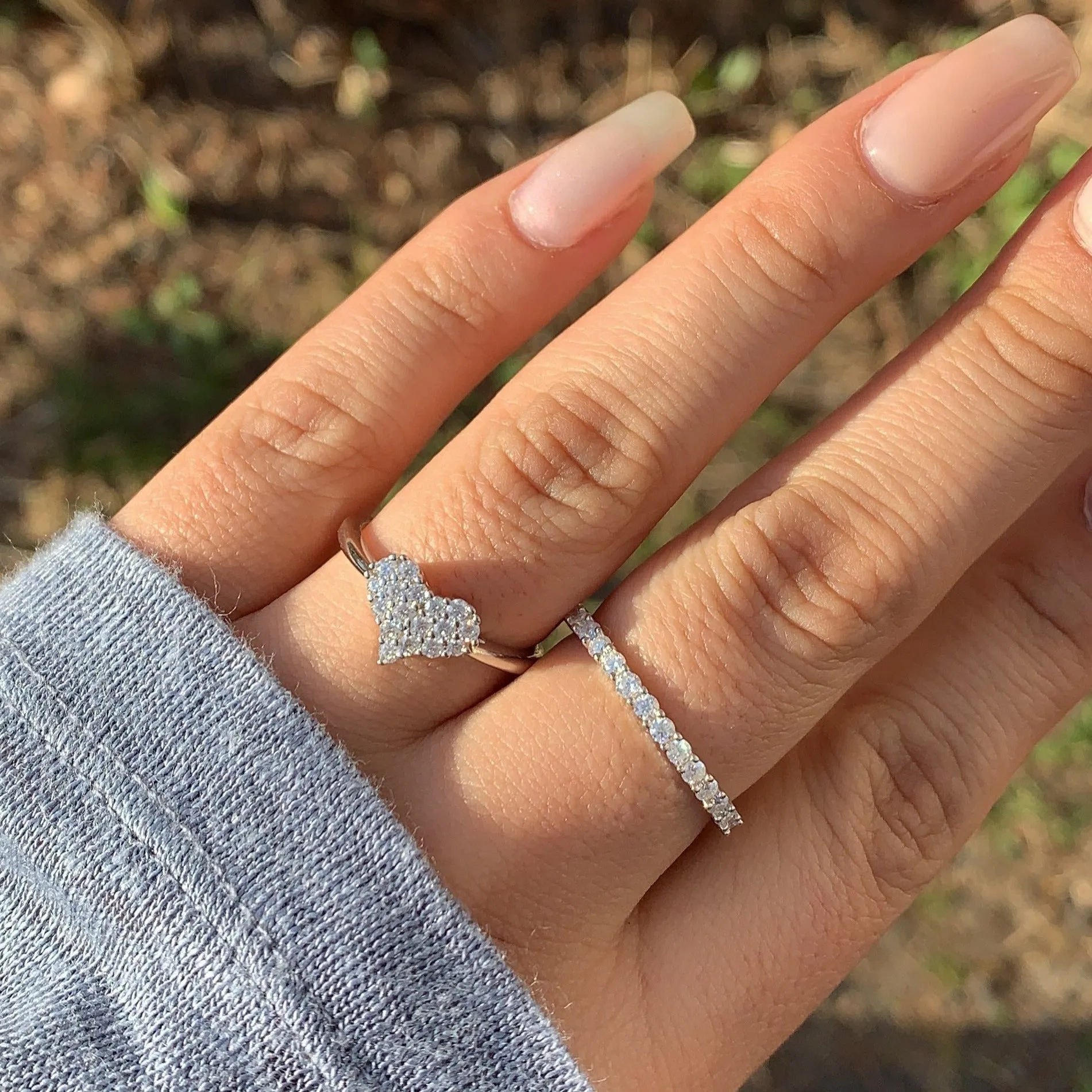 DONNA MOISSANITE RING