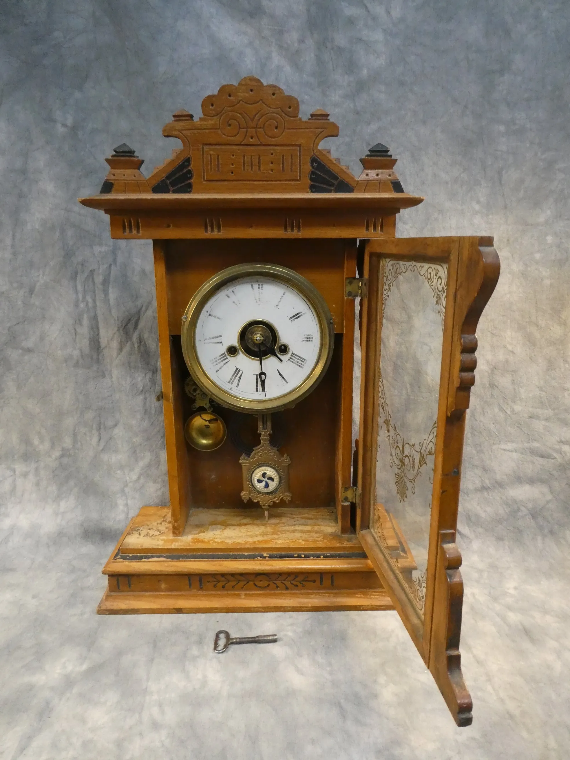 E.N. Welch "Coghlan" Mantel Clock - Vintage Condition