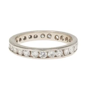 Estate 14k Brilliant Cut Diamond Eternity Band 1.00ctw