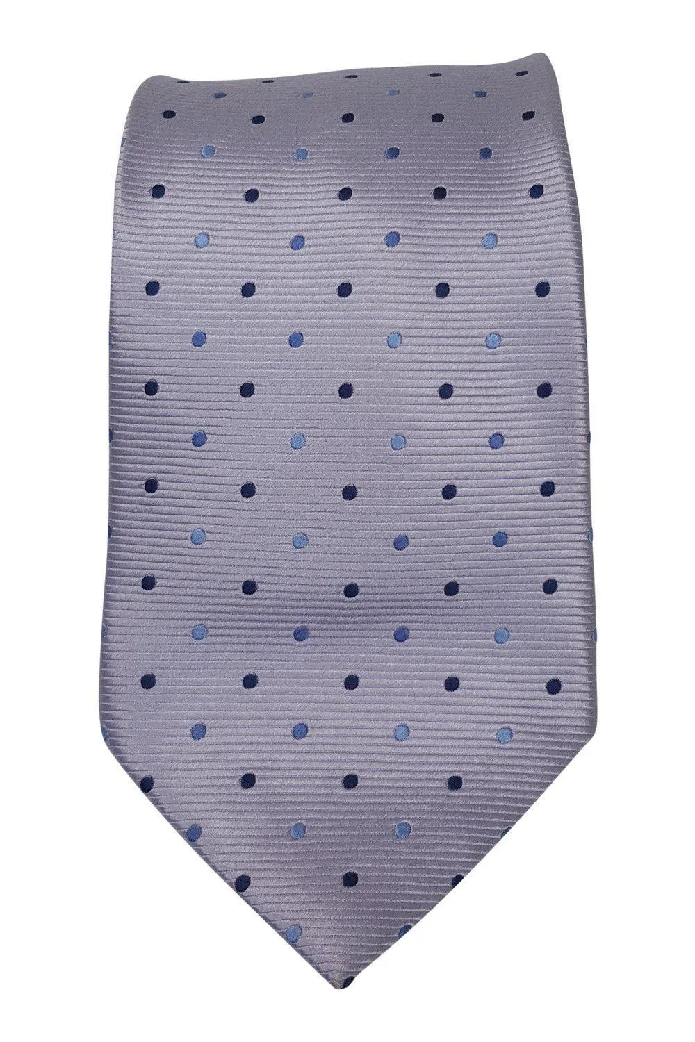 F&F Silk Tie Lilac with Polka Dot Repeat (60.5)