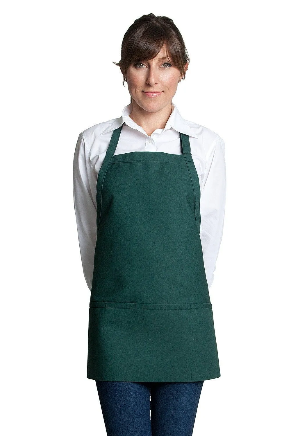 Fiumara Apparel Bib Apron w/ 3 Pockets 24L X 28 W