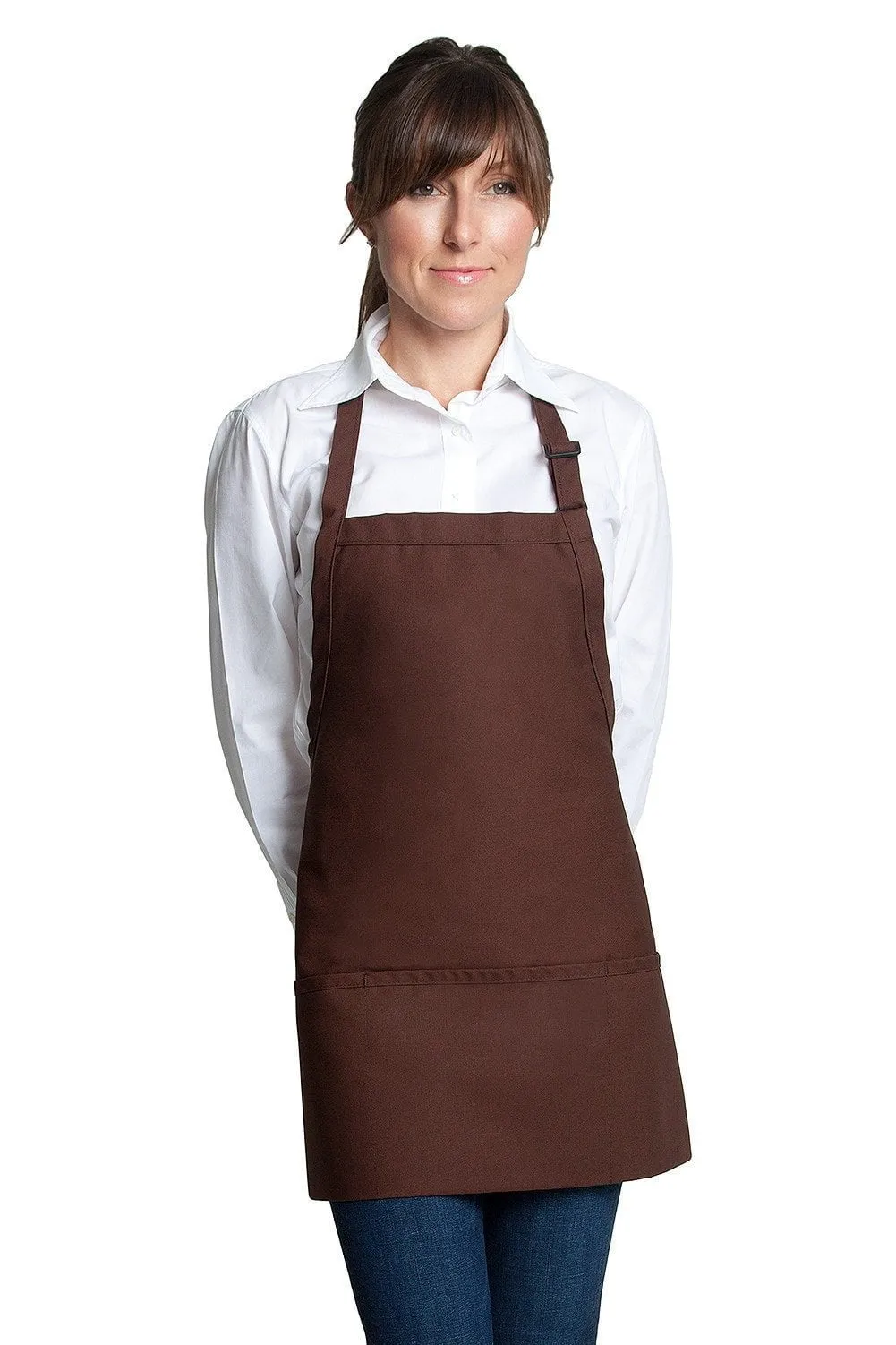 Fiumara Apparel Bib Apron w/ 3 Pockets 24L X 28 W