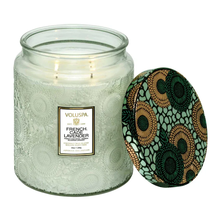 French Cade Lavender Luxe Jar Candle