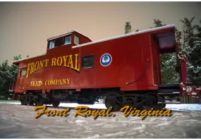 Front Royal Virginia 2"x3" Photo Magnet - Caboose