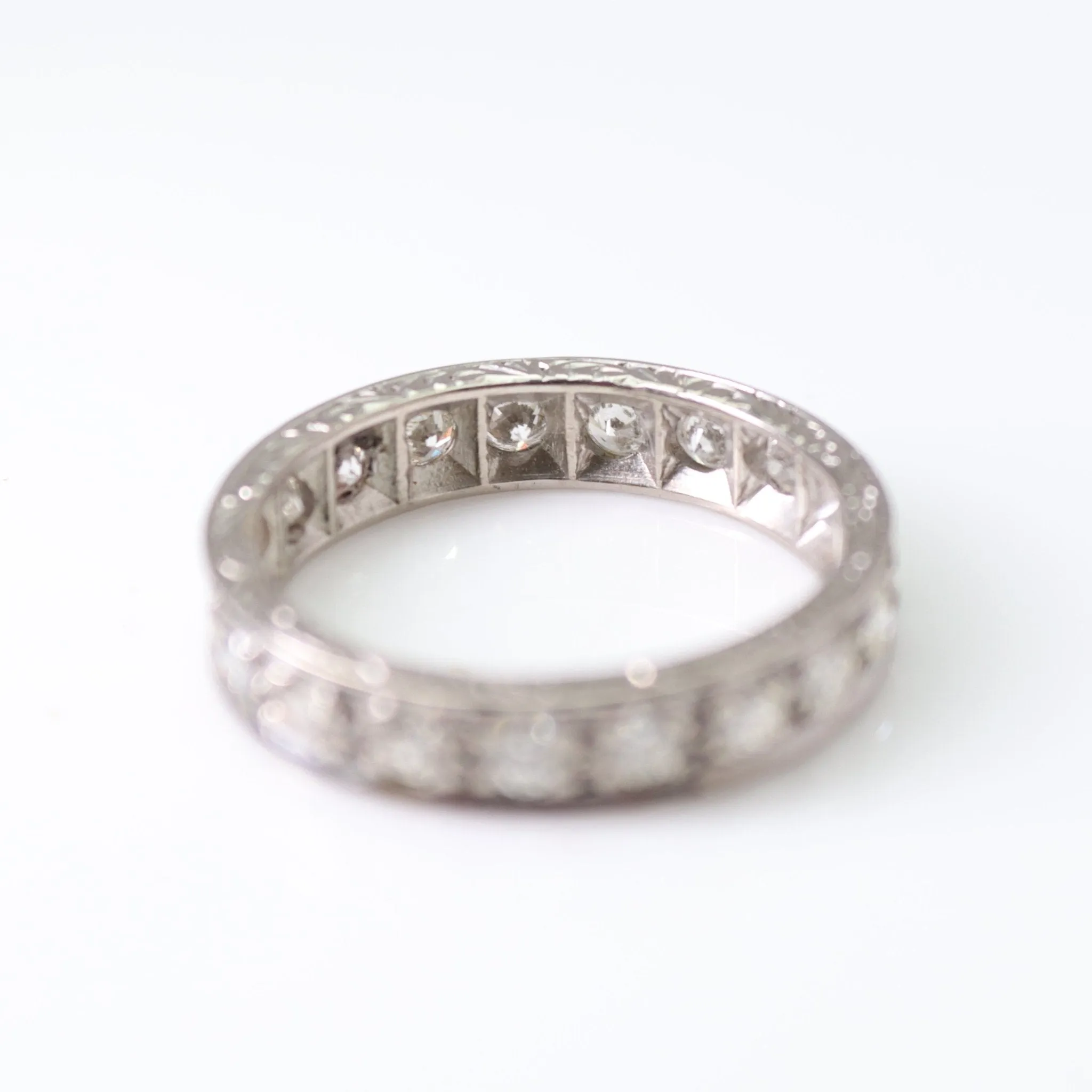 Full Set Art Deco Diamond Eternity Ring