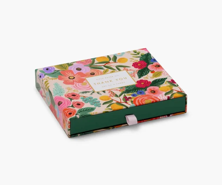 .Garden Party Thank You Keepsake Card Box