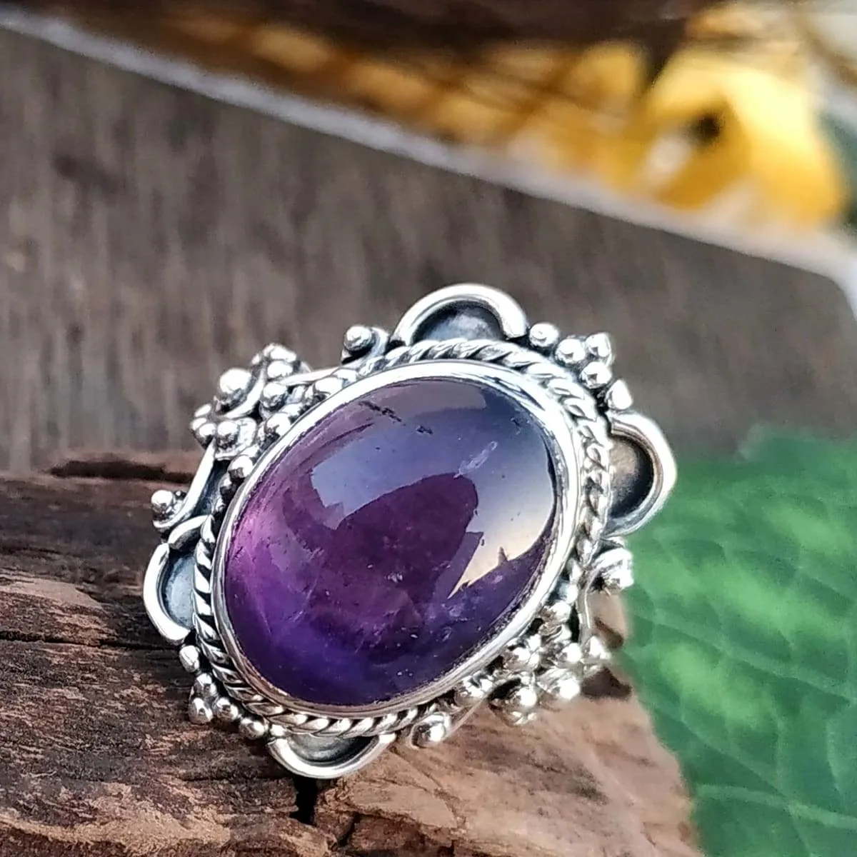 Handmade Vintage Amethyst Ring