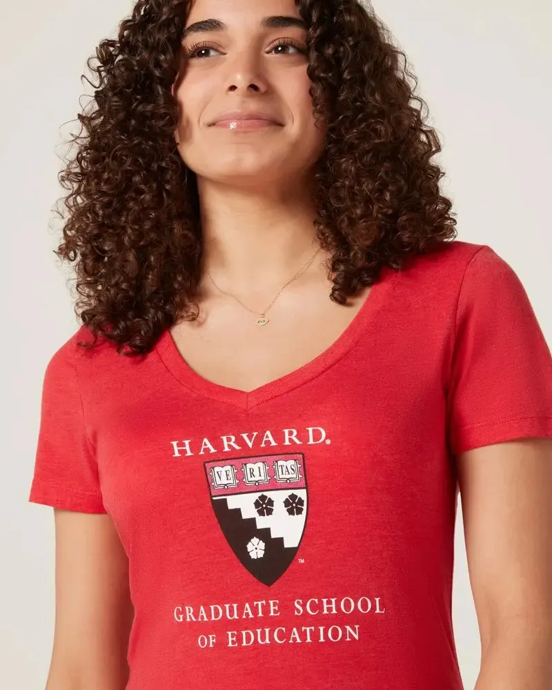 Harvard Graduate School of Education Ladies V-Neck