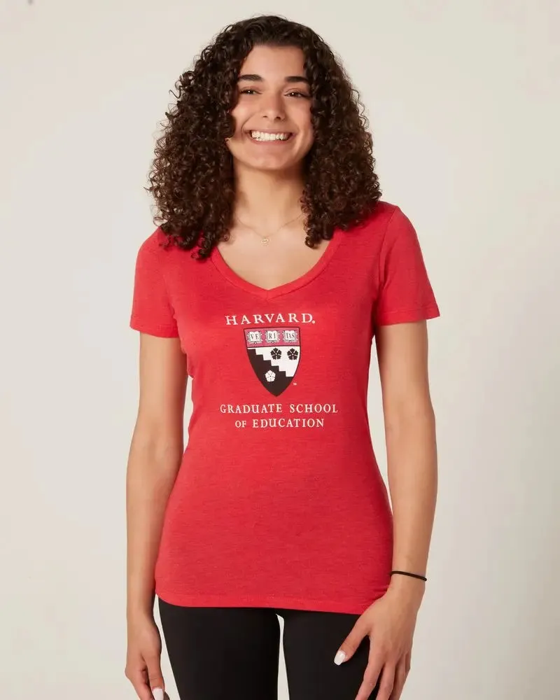 Harvard Graduate School of Education Ladies V-Neck