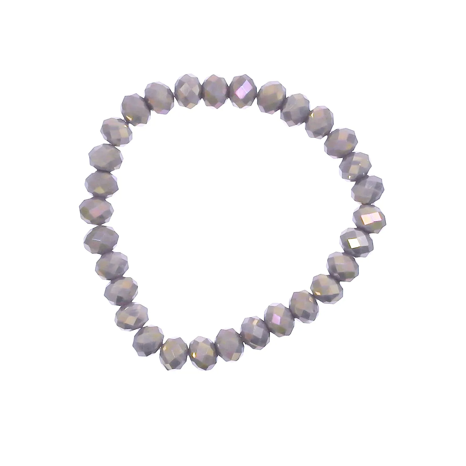 *Lavender Crystal Stretch Bracelet*