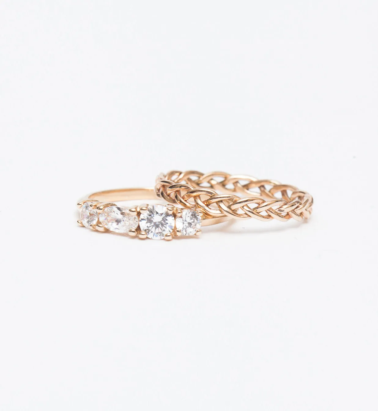 Linear Diamond Ring